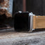 Apple Watch | Gingerbread Leather & Linen White Stitching - Barton Watch Bands