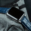 Apple Watch | Navy Blue Alligator Grain Leather - Barton Watch Bands