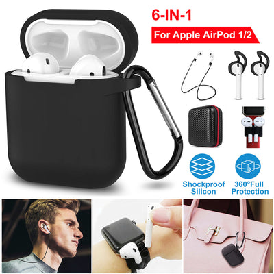 Silicone Case for Apple AirPod 1 2 AirPods by DirectDeals