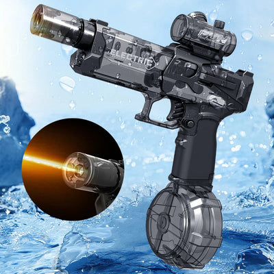 Fire Rat Electric Water Pistol with LED Light - Fully Automatic Water Gun for Summer Fun, Sports, and Kids' Gifts by G8Central.com