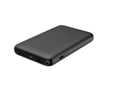 trybe 5000mAh Dual USB-A + USB-C G61-C Power Bank - Black