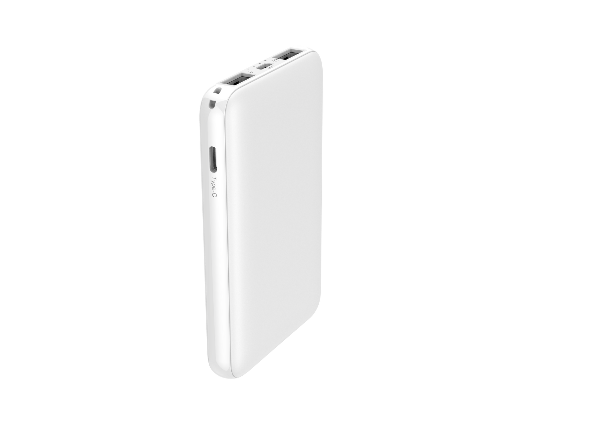 trybe 5000mAh Dual USB-A + USB-C G61-C Power Bank - White