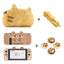 Happy Bear Switch Cover for a Kawaii Nintendo Switch Experience - Switch Skin + Multicolor Grips + Bag - switch skin