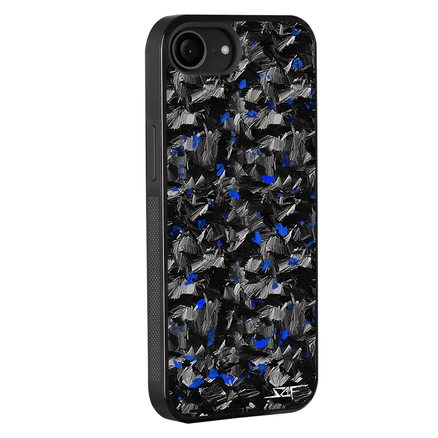 iPhone | Blue Flake Real Forged Carbon Fiber Phone Case | CLASSIC Series