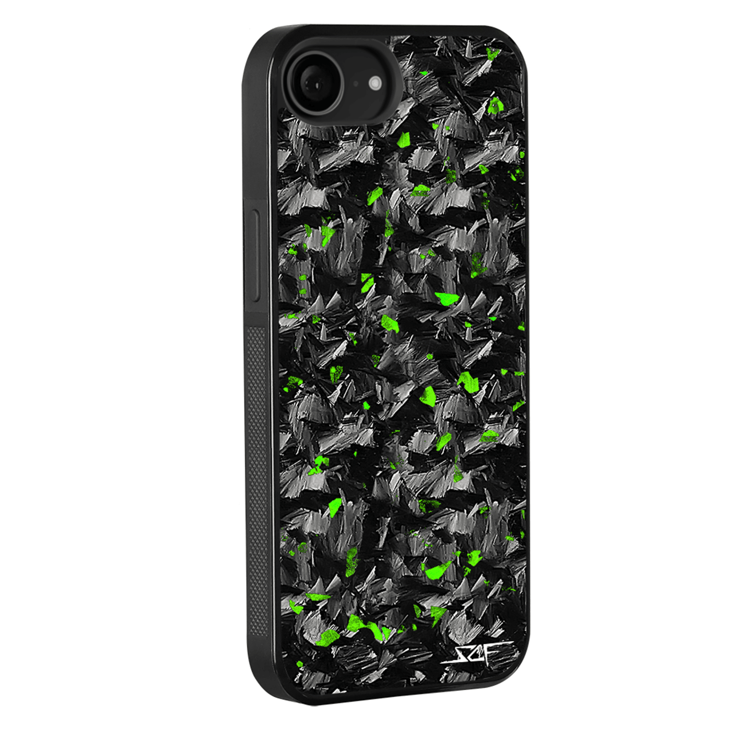 iPhone | Green Flake Real Forged Carbon Fiber Phone Case | CLASSIC Series