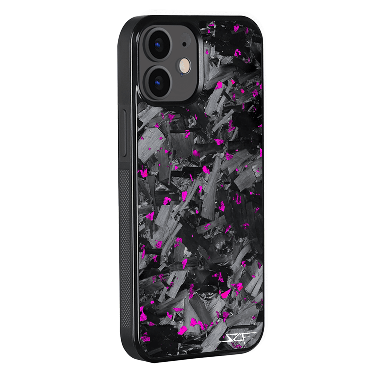 iPhone | Purple Flake Real Forged Chunk Carbon Fiber Phone Case | CLASSIC Series