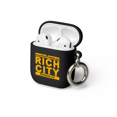 RichCity_Global "RichCity Non-Prof" Rubber Case for AirPods® by 510_Athletics LLC