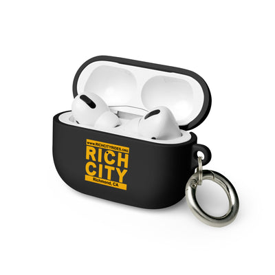 RichCity_Global "RichCity Non-Prof" Rubber Case for AirPods® by 510_Athletics LLC