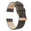 Samsung Galaxy Watch Active | Espresso Brown Leather & Stitching - Barton Watch Bands
