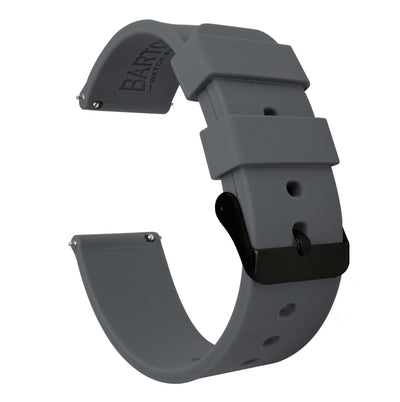 Samsung Galaxy Watch Active  | Silicone | Smokey Grey - Barton Watch Bands