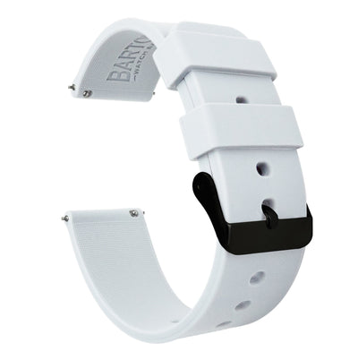 Samsung Galaxy Watch Active  | Silicone | White - Barton Watch Bands